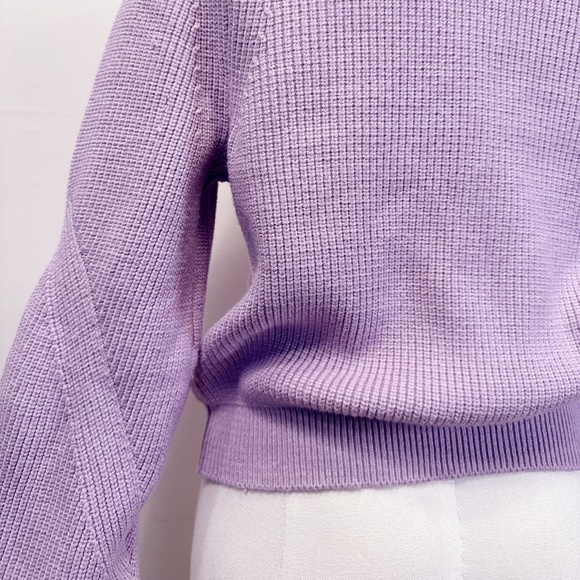 Zara Lilac Turtleneck Sweater - Picture 6 of 10